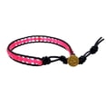thumbnail image 5 of Bohemian Aum Round Pink Quartz Unisex Beaded Bracelet, 5 of 5