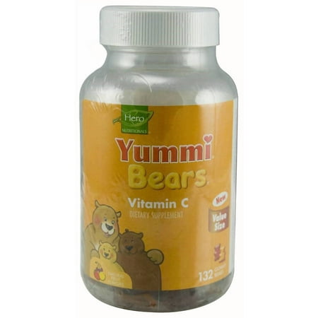 Yummi Bears La vitamine C, Antioxydant alimentation et santé immunitaire gélifiés, 132 CT