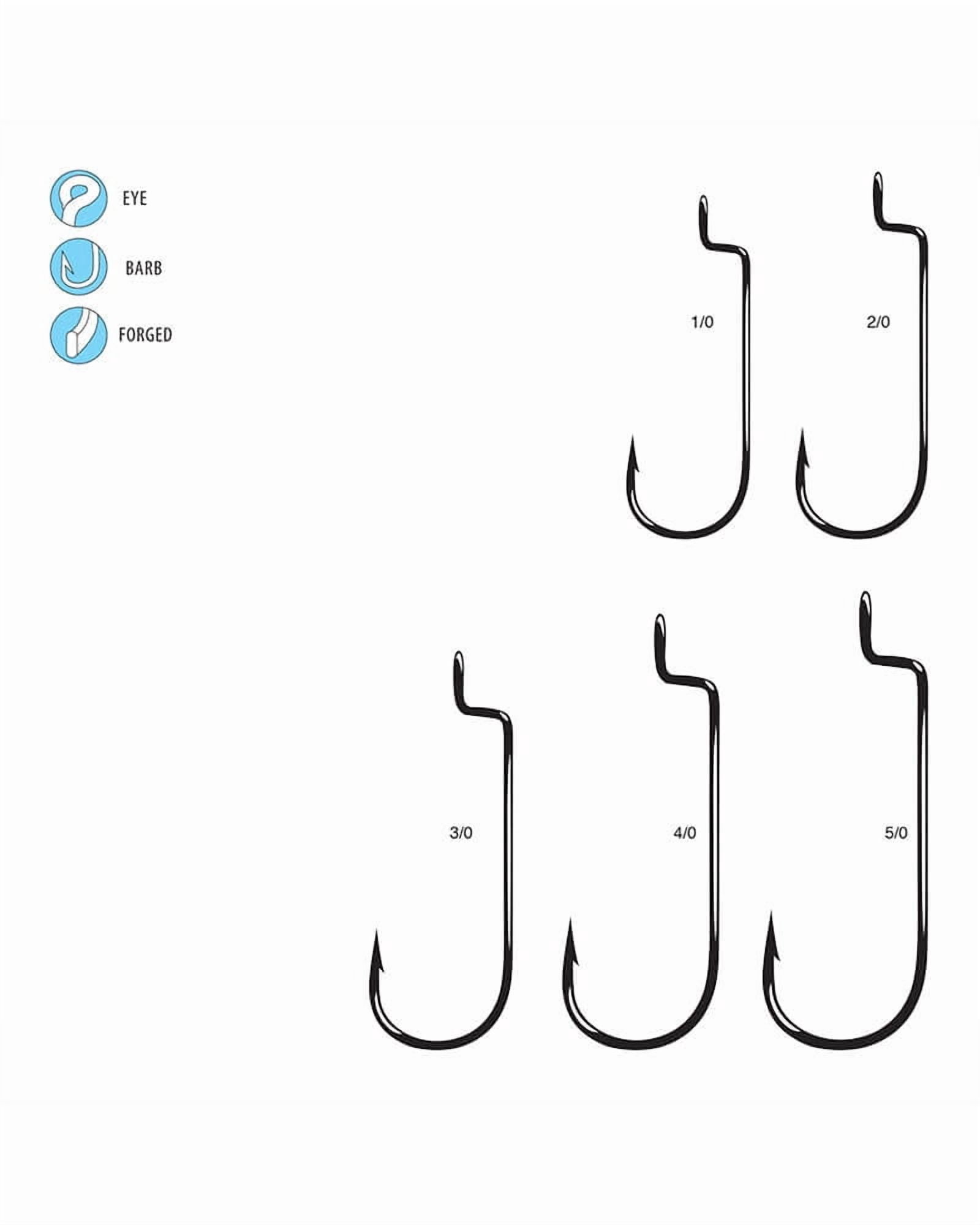 Gamakatsu Worm Offset RB3/0 NSB 25pk