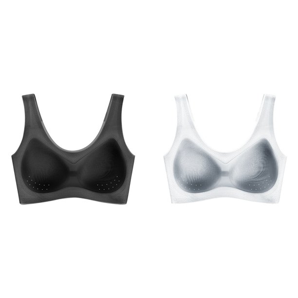 Sujetadores de 1/2 uds/3 uds para mujer, sujetador ultrafino sin aros sin costuras, Bralette transpirable para dormir, Sujetador deportivo, chaleco, ropa interior de talla grande M-7XL Tan Jianjun unisex