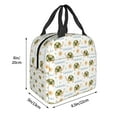 thumbnail image 3 of Salouo Sea Turtle Basking in the Sun for Unisex Lunch Bag Leakproof Lunch Tote Large Capacity Reusable Insulated Lunch Box Cooler Lunch Container for Work/Office/Picnic/Travel-Black, 3 of 8