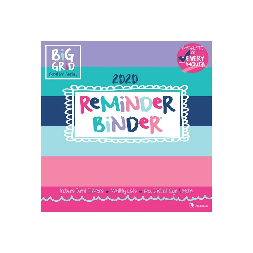 2020 Reminder Binder® Wall Calendar