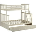 thumbnail image 3 of Twin Over Full Bunk Bed with Storage Drawers, 3 of 14