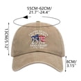 thumbnail image 3 of United States 250th Anniversary Hat, US 250th Anniversary Hat in Khaki, 250th Anniversary USA Hat Baseball Cap, 1776-2026 Patriotic Cap for Independence Day, Adjustable One Size, 3 of 6