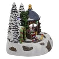 thumbnail image 3 of Northlight 10" Lighted and Animated Christmas Scene with Santa Claus, 3 of 5