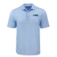 thumbnail image 2 of Men's Cutter & Buck Light Blue Milwaukee Brewers Big & Tall Pike Eco Flora Print Recycled Polo, 2 of 3