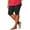 *1-Black, variant on Women's Plus Size Stretchy Bermuda Shorts , Scalloped Hem Knee-Length Shorts For Women , Ladies' Summer Slim Butt Lift Leggings,Wine,L-5XL
