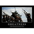 thumbnail image 2 of Greatness Inspirational Quote and Motivational Poster, Stretched Canvas Wall Art  Sold by Art.Com, 2 of 5
