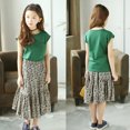 thumbnail image 4 of 2PCS Toddler Kid Baby Girl Top Vest Long Boho Skirt Floral Dress Outfits Clothes, 4 of 8