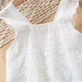 thumbnail image 4 of WOYY Toddler Girls Summer Outfits Eyelet Lightweight Camisole Pants Set, Sizes 4-5T, 4 of 8