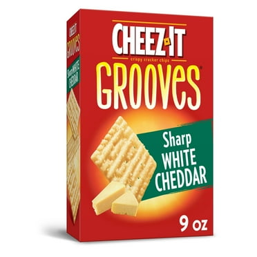 Cheez-it Grooves Sharp White Cheddar 9 oz (Pack of 32)