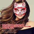 thumbnail image 5 of 10pcs masquerade gato mascarillas de cara bricolaje máscaras de fiesta accesorios pintibles de máscaras en blanco Accesorios de cosplay, 5 of 5
