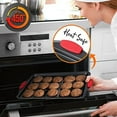 thumbnail image 6 of NutriChef w/Heat Red Silicone Handles, Oven Safe, 21 Piece Set, Black, 6 of 9