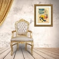 thumbnail image 3 of Cheret, Jules 25x32 Gold Ornate Wood Framed with Double Matting Museum Art Print Titled - Folies Bergere Emilienne dAlencon, 3 of 4