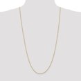 thumbnail image 2 of 14k Yellow Gold 30 Inch 1.3mm Rope Chain Necklace Pendant Charm, 2 of 9