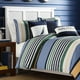 thumbnail image 4 of Set de edredón Nautica Cotton reversible King Blue con fundas, 4 of 4