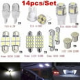 thumbnail image 2 of SAYFUT 14 PCS 6000K LED Light Bulbs Kit Set T10 31MM White Car Interior LED Light Bulb Kit Replacement bulbs for Car Interior Lights Dome Lights Map Lights Door Lights License Plate Lights, 2 of 7