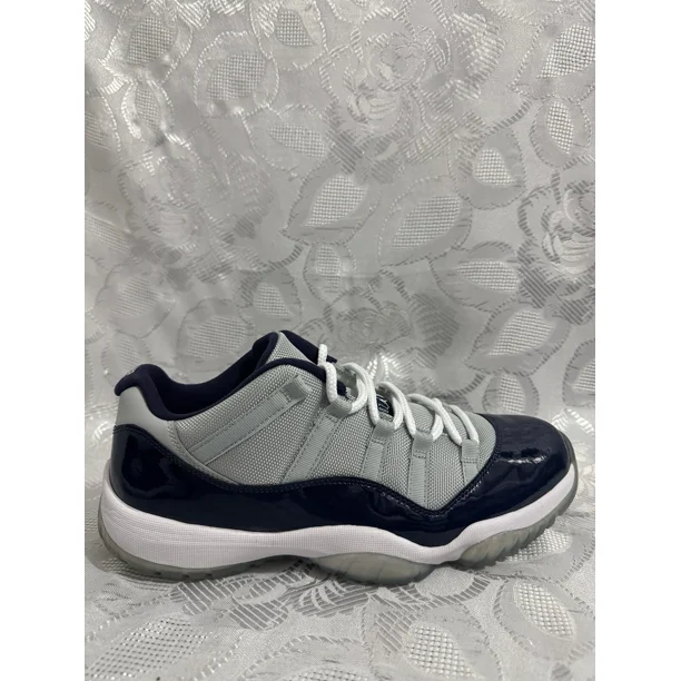 Ni - ke AIR JORDAN 11 RETRO LOW 11 528895 007 NAVY GREY GEORGETOWN COOL YANKEES JETER
