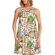 thumbnail image 1 of Easygdp Owl Back To School para Vestido Transpirable de Mujer, Vestido Suelto de Manga Corta con Pliegues y Bolsillos para el Verano, 1 of 7