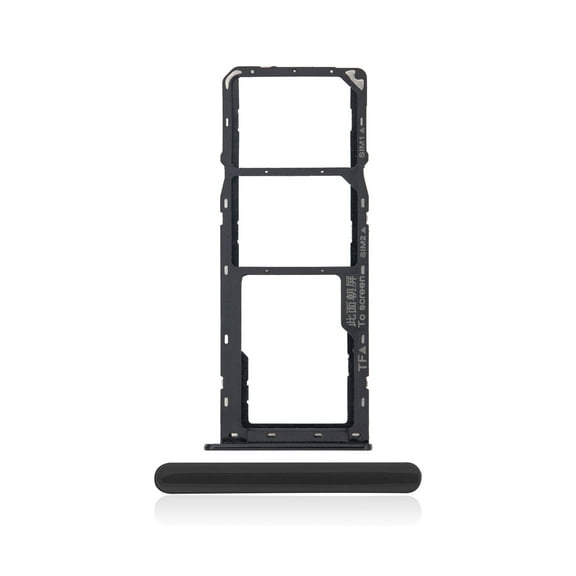 Replacement Dual Sim Card Tray Compatible For Samsung Galaxy A10s (A107 / 2019) / A20s (A207 / 2019) (Black)