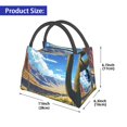 thumbnail image 2 of Easygdp Western Desert Cactus Bolsa de Almuerzo Insulada Reutilizable, Bolsa de Mano y Bandolera para Oficina, Trabajo, Viajes, 2 of 6