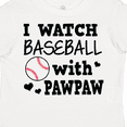 thumbnail image 4 of Inktastic I Watch Baseball with My Pawpaw Boys Toddler T-Shirt, 4 of 5