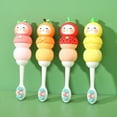thumbnail image 3 of Baby Toothbrush Soft Cartoon: 4PCS Nonslip Toddler Toothbrush Infant Toothbrush, 3 of 9