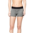 thumbnail image 1 of Pantalones cortos de compresión atléticos Aeropostale con Logo de goma para mujer gris mediano, 1 of 2