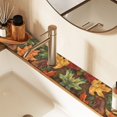 thumbnail image 2 of Yayeee Faucet Mat for Kitchen Sink 14.7" Diatomite Long Splash Guard Pad, Colorful Autumn Leaves, 2 of 7
