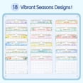 thumbnail image 3 of Deli 18 months Wall Calendar 2026, 11" x 8.5", Thick Paper with Julian Dates and Block, Monthly planner for Office Home Planning & Organizing, Color Design, 3 of 9