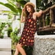 thumbnail image 2 of Disketp fall Maple leaf para Vestido sin Mangas para Mujeres, Vestidos de Verano para Mujeres, Casual y Holgado para la Playa, 2 of 7