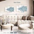 thumbnail image 4 of Elephant Stock A New Direction Wall Art - Horizontal Multi Panel Canvas - Living Room Wall Decor - Animal Multi Panel - White And Blue Decor By Norman Wyatt Jr. - 43" x 27", 4 of 8