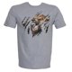 thumbnail image 1 of Camisa de manga corta Gravity Trading de oso feroz gris grande, 1 of 1