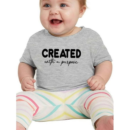 

Created With A Purpose T-Shirt Infant -Smartprints Designs 12 Months