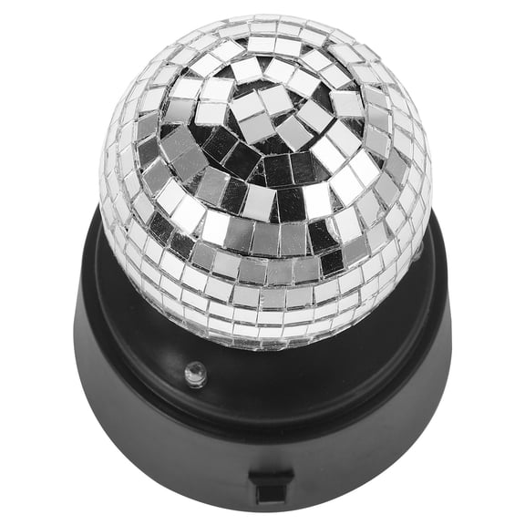 Strobe Light with Glass Mirror Reflection for Silver Portable LED Lamp 7.5 Inch