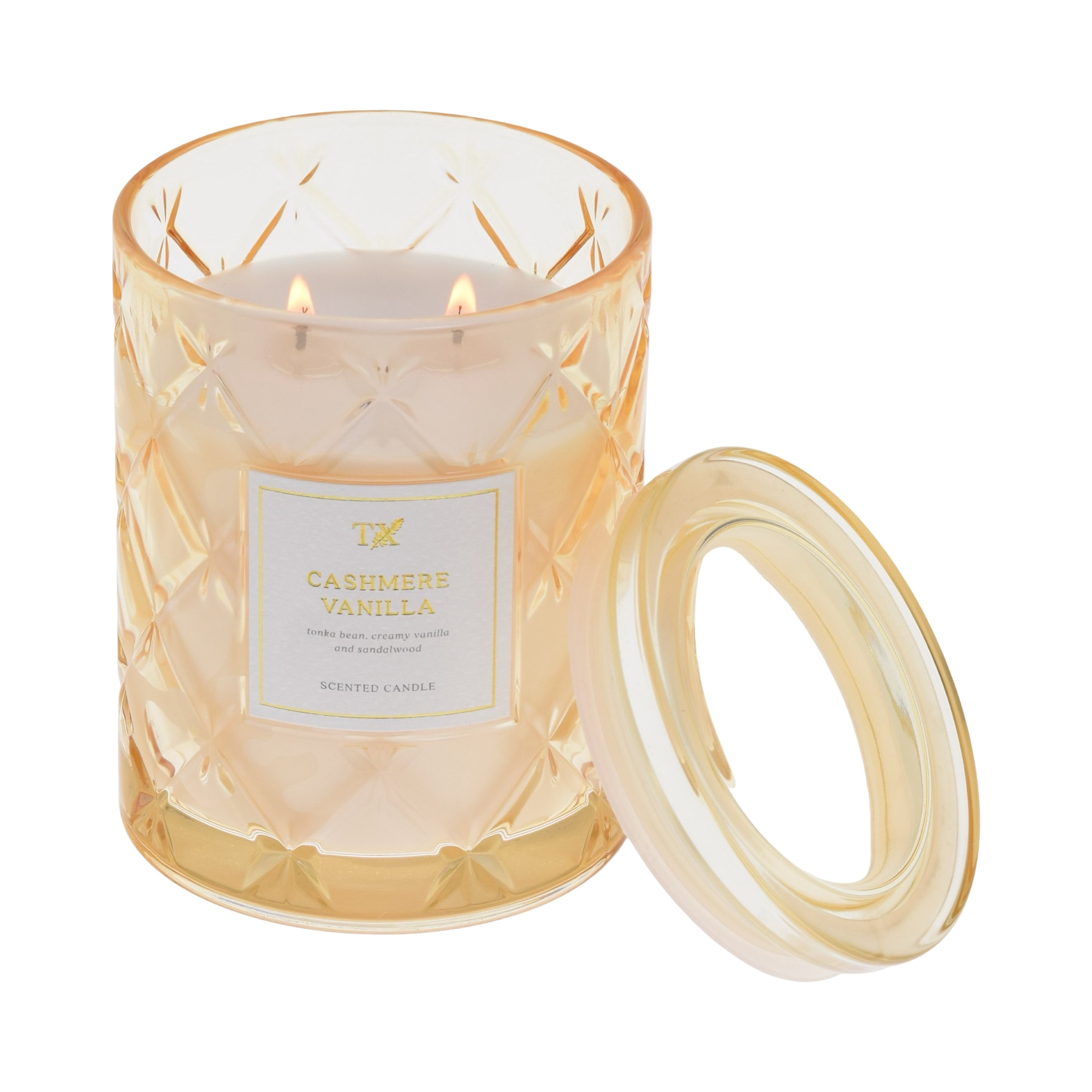 My Texas House Cashmere Vanilla Scented 2 Wick 15oz (423.9 g) Jar Candle