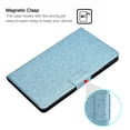 thumbnail image 4 of Dteck Case for Samsung Galaxy Tab A7 10.4" SM-T500 T505 2020 Released 10.4-inch,Magnetic PU Leather Card Holder Wallet Bling Glitter Shockproof Folio Kickstand Cover,Blue, 4 of 5