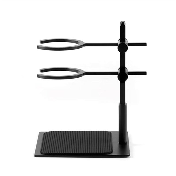 Portavasos de Filtro Doble Ajustable para Cafetera Vertedora, Soporte para Gotero de Aleación de Aluminio, Estante para Cafetera por