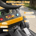 thumbnail image 6 of East doll 12V Ride on Tractor with Tiltable & Detachable Trailer, up to 3.1Mph Truck with Parental Remote, Music Player, Bluetooth Function & Headlight, 6 of 7