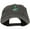 Black, variant on Leprechaun Hat Embroidered Washed Cotton Cap - Dk Green OSFM