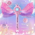 thumbnail image 2 of CEDQ Bubble Wands for Kids Girls - Light Up Thrilling LED & Sound Effect, Outdoor Party Birthday Princess Bubble Machine Toys for Toddlers, Gift for Girls Age 3 4 5 6 7 8 Year Old(Pink), 2 of 9