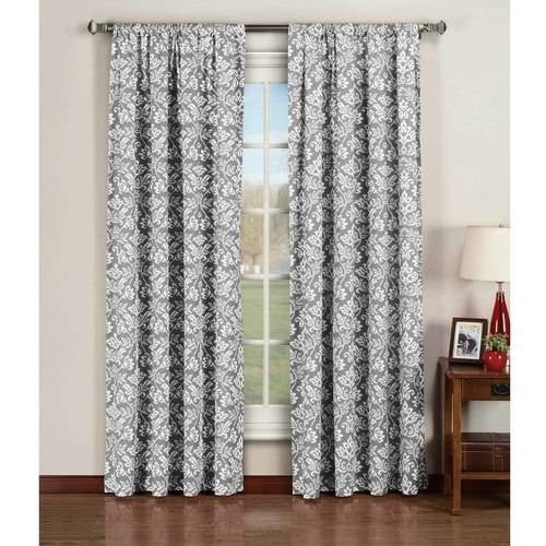 Valencia Printed Cotton ExtraWide Rod Pocket Curtain Panel Pairs