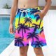 thumbnail image 1 of Odeerbi 4-15 Años Niños Lindo Estampado Pantalones Cortos de Playa Seco Rápido Con Bolsillos Elásticos Pantalones Cortos de La Tabla de La Cintura, 1 of 8
