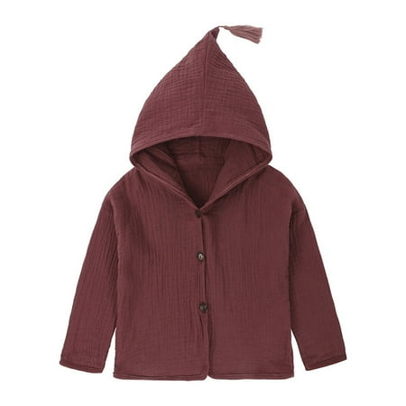 

Tagold Fall Savings Clearance Winter Coats for Toddler Infant Baby Kids Girls Boys Solid Warm Hooded Coat Outfits Clothes