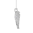 thumbnail image 2 of 1/2 Carat Diamond Double Angel Feather Wing Heart Necklace in 925 Sterling Silver - IGI Certified, 2 of 4