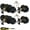 Black Keyed Deadbolt Lockset-Keyed Alike, variant on (3Sets) All Keyed Same Entry Door Knob and Single Cylinder Deadbolt Combo Set, Satin Nickel Exterior Door Knobs with Lock and Keys for Entrance and Front Door
