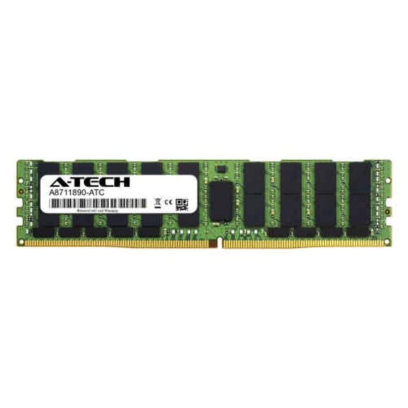 Dell Memory 64GB DDR4 2400MHz PC4-19200L LRDIMM (Dell A8711890 Equivalent) Server Memory RAM