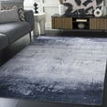 thumbnail image 3 of SAFAVIEH Santa Monica Jeffrey Abstract Polyester Area Rug, Light Gray/Gray, 8' x 10', 3 of 13