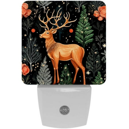 

Christmas elk LED Square Night Lights - Energy Efficient and Stylish Room Lighting Solution
