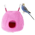 thumbnail image 5 of Barhoo Large Winter Warm Bird Nest House Parrots Bird Bed Cage Hanging Plush Hut for African Grey Lovebird Cockatiel Conure Soft Cozy Hideout Stress Relief Sleeping Nest Easy Clean Cage Accessory, 5 of 6